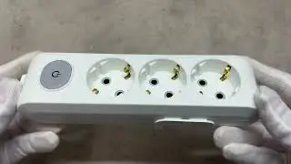 Колодка VIKO 3 входи із заземленням та вимикачем біла Multi Let