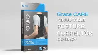 Grace CARE 駝背挺胸帶 穿戴方式 GC-LB224 Posture Corrector