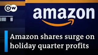 Amazon shares surge as Q4 profits double | DW News