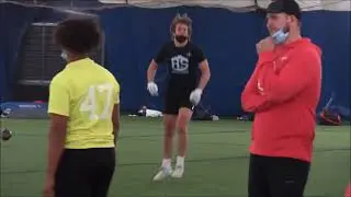 Oxford 2023 RB/MLB Tate Myre highlights from 2021 Rising Stars camp in Flint