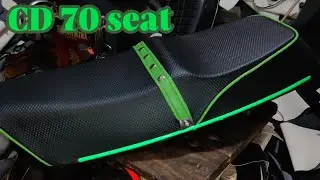 CD 70 new design green color #nadeemseatposhishrwp #seat #viral #bike #trendingvideo #comfort #motor