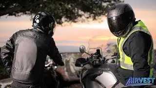 Helite Motorcycle Airvest (review) - body-worn airbag protection system - worn by Steve Parrish