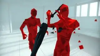 Superhot(2016) walkthrough Part 1/2 uncutted
