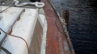 columbia 45 sailboat rubrail repair 300