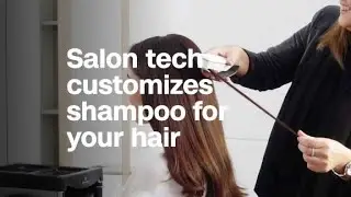 Salon tech will customize shampoo to your hair