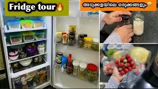 Fridge tour🤩 | അടുക്കളയിലെ ഒരുക്കങ്ങളും😇| malayalam | vlog