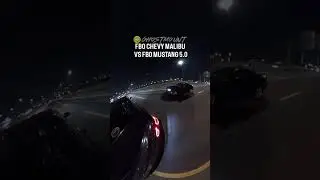 super fast Chevy Vs Full bolt on Mustang 5.0 🏁 Pov from 👻 . . #s550 #chevyss #chevyperformance