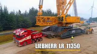 Liebherr LR 11350  Force Beyond Limits #liebherr #crawlercrane 
