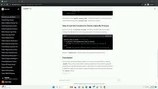 python check process running