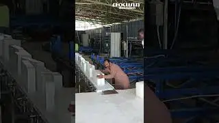 Block ice conveying and crushing
