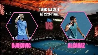 Ho giocato la FINALE dell'Australian Open 2026 su TENNIS ELBOW 4 - Djokovic VS Alcaraz 