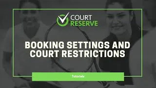 Booking Settings and Restrictions