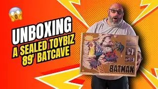 THE BATCAVE EVERY 80's KID WANTED! Unboxing ToyBiz 89 Batman Batcave