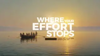 WHERE YOUR EFFORT STOPS | Let Go and Let God | A Song of Surrender and Grace