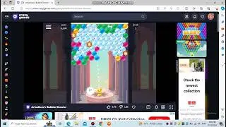 Playing Akradium's Bubble Shooter on Crazygames(18/8/2024)