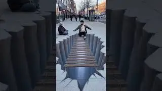 This 3D street art pranked EVERYONE!