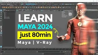 Руководство для начинающих Maya 2024 | Изучите основные навыки | за 80 минут!