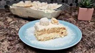 Tiramisu Raffaello / Tiramisu cu cremă de cocos  🥣 Cooking by Ligia