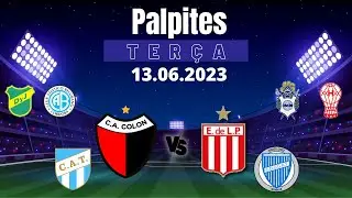 PALPITES DE FUTEBOL PARA HOJE TER&Ccedil;A DIA 13 06 2023 + BILHETE PRONTO