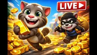 Talking Tom Gold Run LIVE 😱 | Unlimited Gold Run | Nonstop Fun 🔴