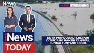 🔴LIVE | Kota Purwodadi Lumpuh Diterjang Banjir Tanggul Sungai Tuntang Jebol | iNews Today 17/2