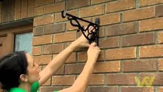 How to Put up a Hanging Basket Bracket