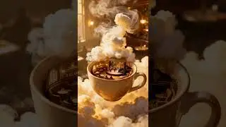 the most creative coffee cup i've ever seen #aesthetic