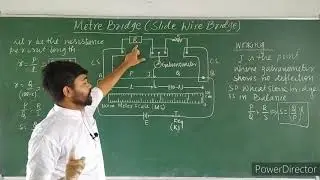 metre bridge | slide wire bridge | current electricity meter bridge class12 part 10