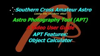 APT User Guide - Object Calculator