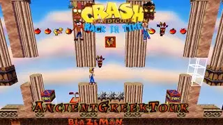 Crash Bandicoot - Back In Time Fan Game: Custom Level: Ancient Greek Tour By BlazeMan