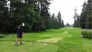 18th tee at Vancouver Golf Club for field goal