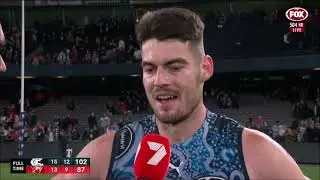 George Hewett - Interview after the Blues beat the Swans