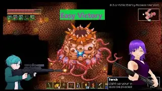 Easy Victory #third #boss of #corekeeper - The Hive Mother