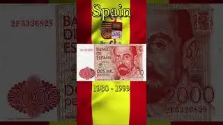 Spain's Final Series' of Peseta Banknotes #banknotes #banknotecollection #billetes #spain