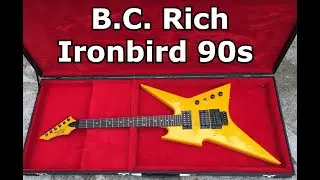 B.C. Rich Ironbird 90s Yellow - Diamond Series (RARE)
