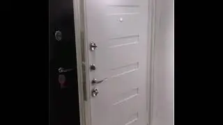 Входные металлические двери Самальта Белого цвета в Пиковские дома.