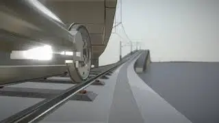 ICE 3 Animation (Test Track With Focus On Train) - Perspective 3