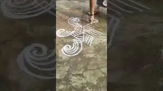 # daily # rangoli #like comment& Subscribe plz