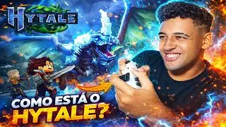 Hytale | A GRANDE EXPLORA&Ccedil;AO SEM FIM! CONSTRUI MINHA PRIMEIRA CASA!