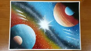 Jing Jang Planets - Spray Paint ART