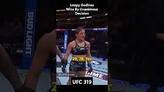 Loopy Godinez wygrywa UFC 319 przez jednogłośną decyzję! #shorts #youtubeshorts #shortsfeed