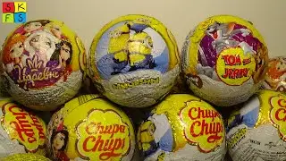 МИНЬОНЫ Царевны ТОМ и ДЖЕРРИ от Чупа Чупс Chupa chups Unboxing Kinder Challenge челлендж