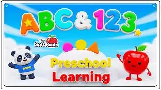 Preschool Learning activities for 3 year olds at home | Learn ABC Phonics Shapes Numbers Colors 🌈