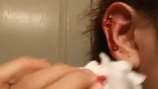 PIERCING MYSELF 3 TIMES IN ONE DAY!