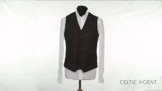 Celtic Gent Oscar Wilde Tweed Waistcoat, Ireland