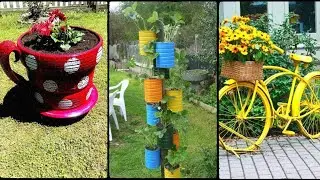 50+ Unbelievable DIY Upcycled Garden Projects | Budget Friendly Garden Art Designs And Ideas.