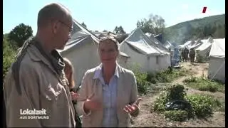 Flüchtlingslager Vucjak Bosnien 2019 Balkanroute, Feldambulanz mit Freiwilligen