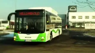 MAN CNG buszok szállítása Miskolcra