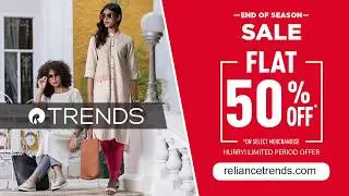 Flat 50% Off Sale at Trends!