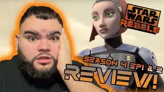 I LOVE the MANDOLOR LORE in STAR WARS REBELS!! (Season 4 Episode 1 & 2 REVIEW!!)